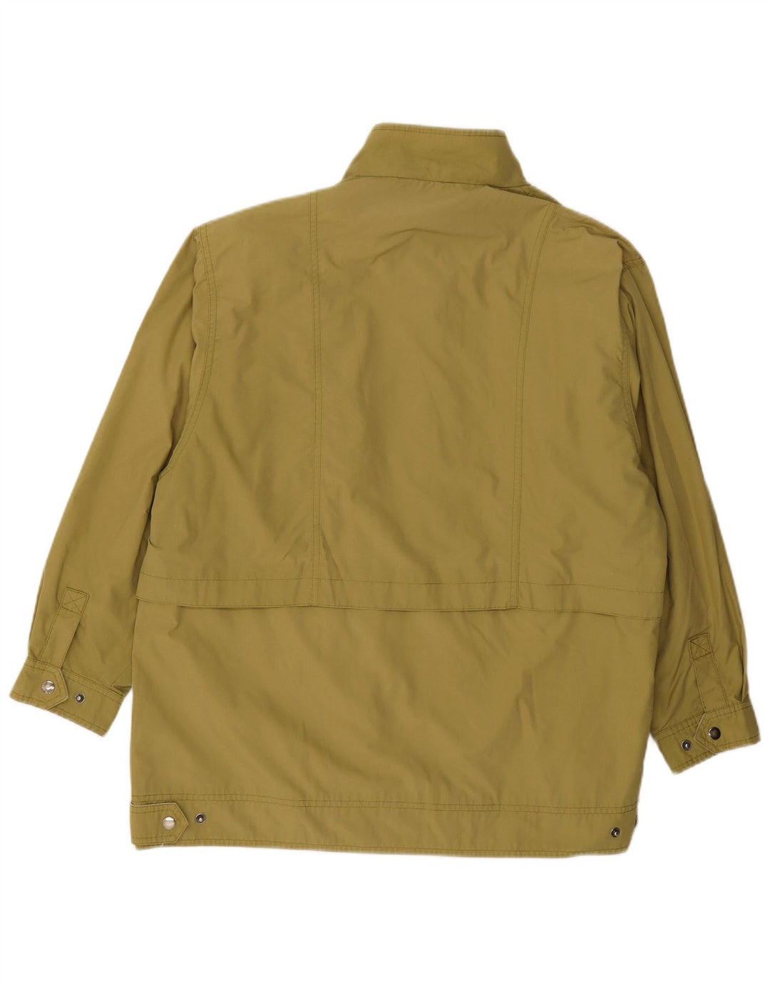 VINTAGE Womens Utility Jacket UK 18 XL Khaki Colourblock