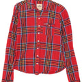 Camicia Hollister da donna UK 6 XS rossa a quadri