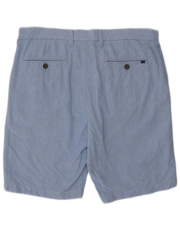 Pantaloncini chino da uomo Marks & Spencer W34 grandi in cotone blu
