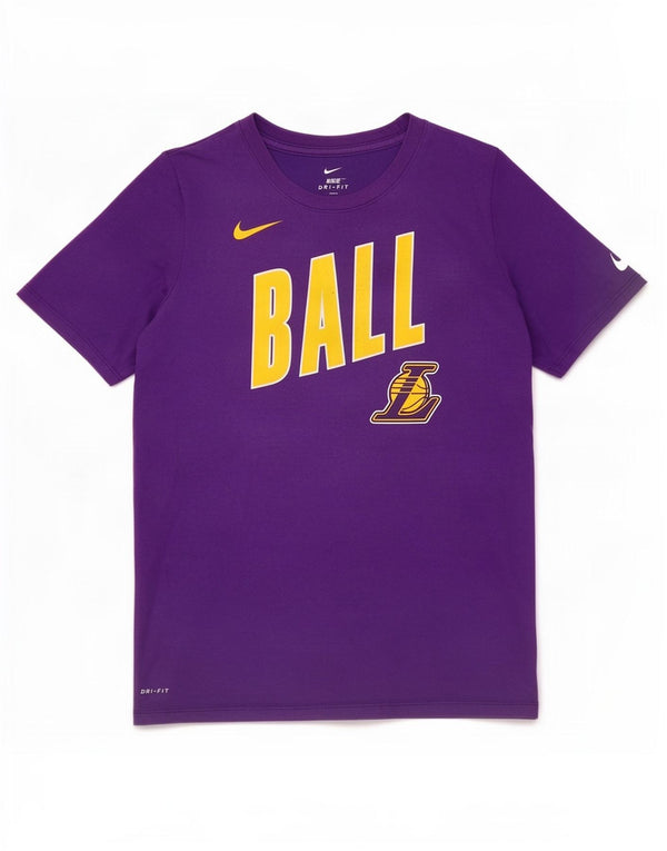 Maglietta grafica da donna Nike Los Angeles Lakers, taglia UK 14, grande, viola
