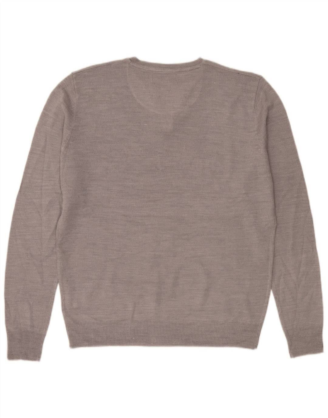 Maglione maglione girocollo da uomo Pierre Cardin grigio medio