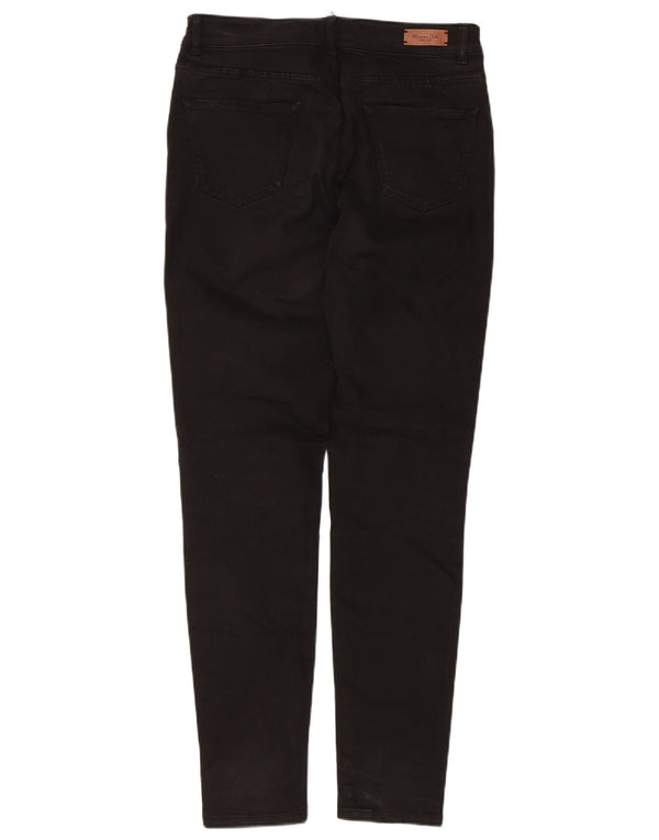 Massimo Dutti Womens Skinny Casual Trousers EU 38 Small W28 L29 Black