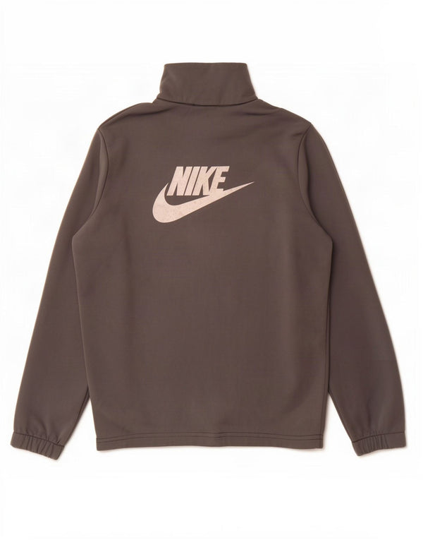 Giacca da ginnastica grafica per ragazze Nike 8-9 anni Small Grey Colourblock