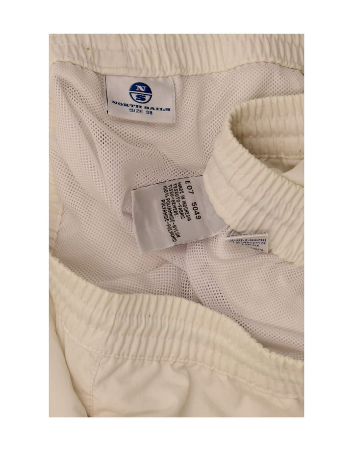 Pantaloncini da bagno da uomo North Sails XL in nylon bianco sporco