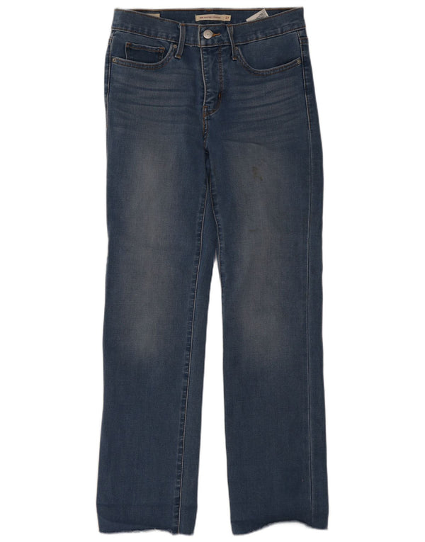 Levi's Jeans dritti modellanti 314 da donna W27 L28 Cotone blu navy
