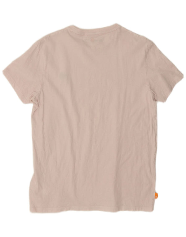 T-shirt da donna slim fit Timberland Top UK 16 grande cotone bianco