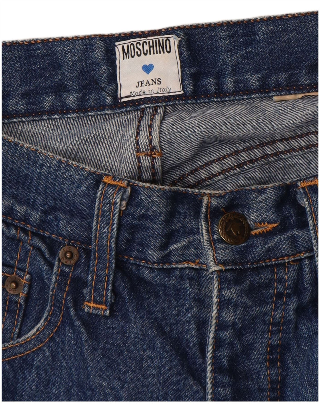 Jeans affusolati Moschino da donna W28 L30 Blu