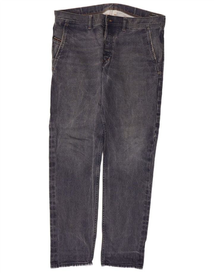 Jeans slim da uomo Diesel W36 L31 cotone blu navy