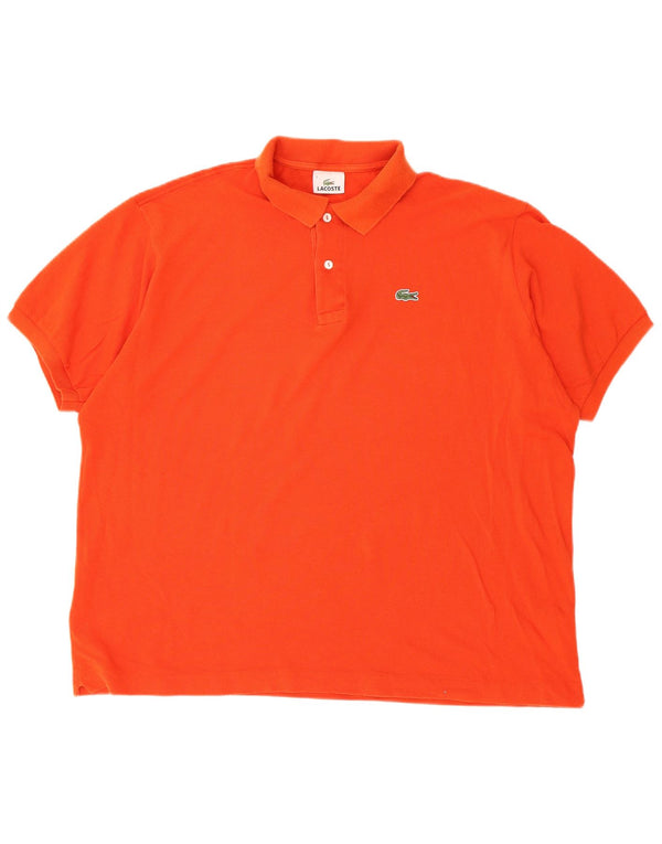 Polo da uomo Lacoste taglia 7 2XL cotone arancione
