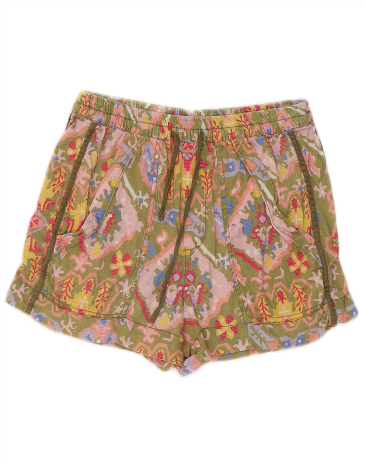 Pantaloncini chino da donna Zara piccoli W26 multicolore floreale