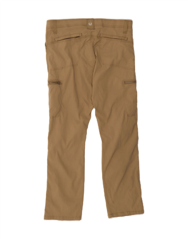 WRANGLER Womens Straight Cargo Trousers W36 L30 Beige Nylon Vintage Wrangler and Second-Hand Wrangler from Messina Hembry 