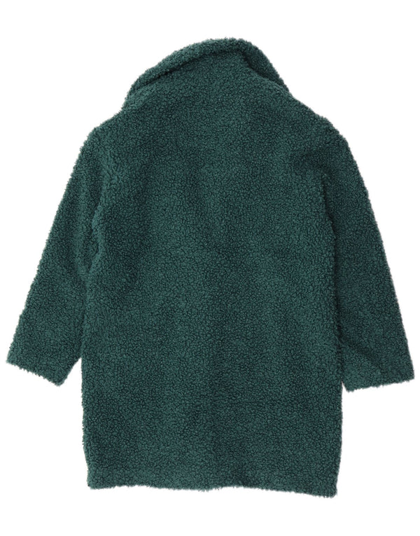 Soprabito in pile da donna Marks & Spencer UK 12 poliestere verde medio