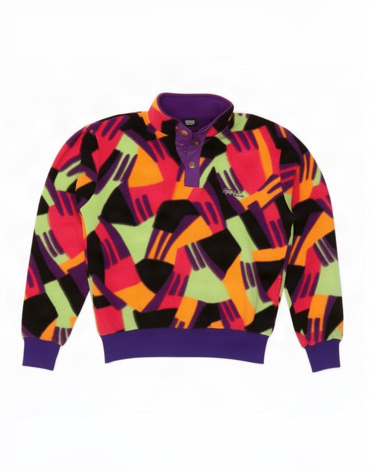 Maglione in pile per ragazze Fila Abstract Pattern 7-8 anni, multicolore