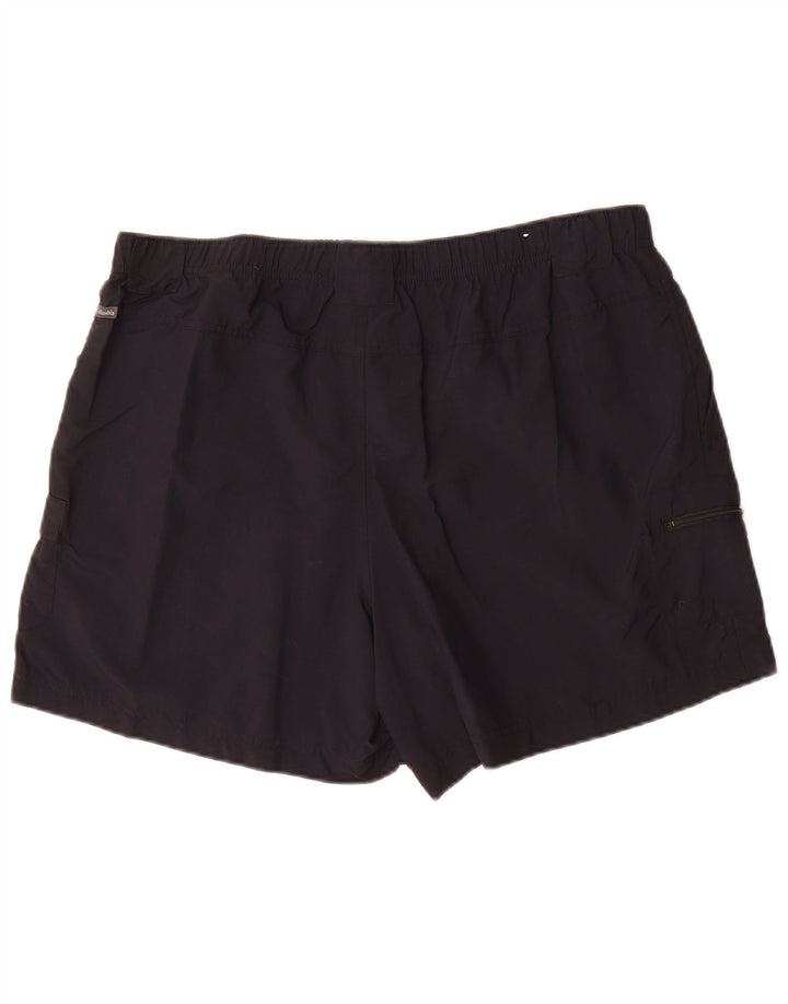 Pantaloncini cargo da uomo Columbia XL W38 nylon blu navy