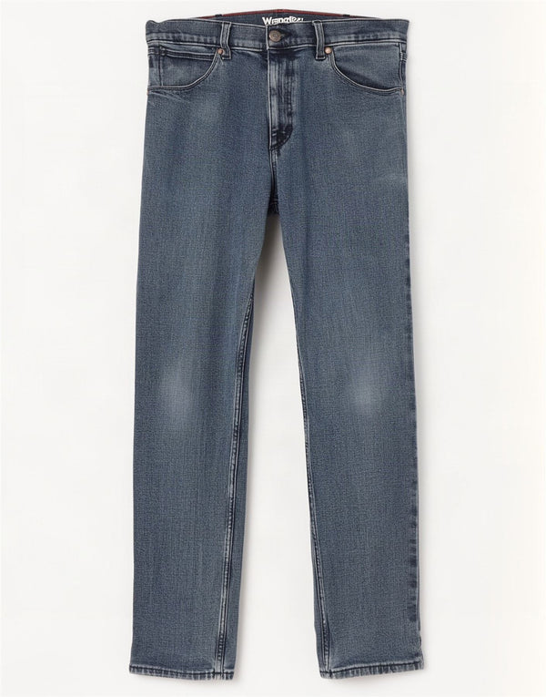 Jeans slim regolari da uomo Wrangler W32 L32 cotone blu