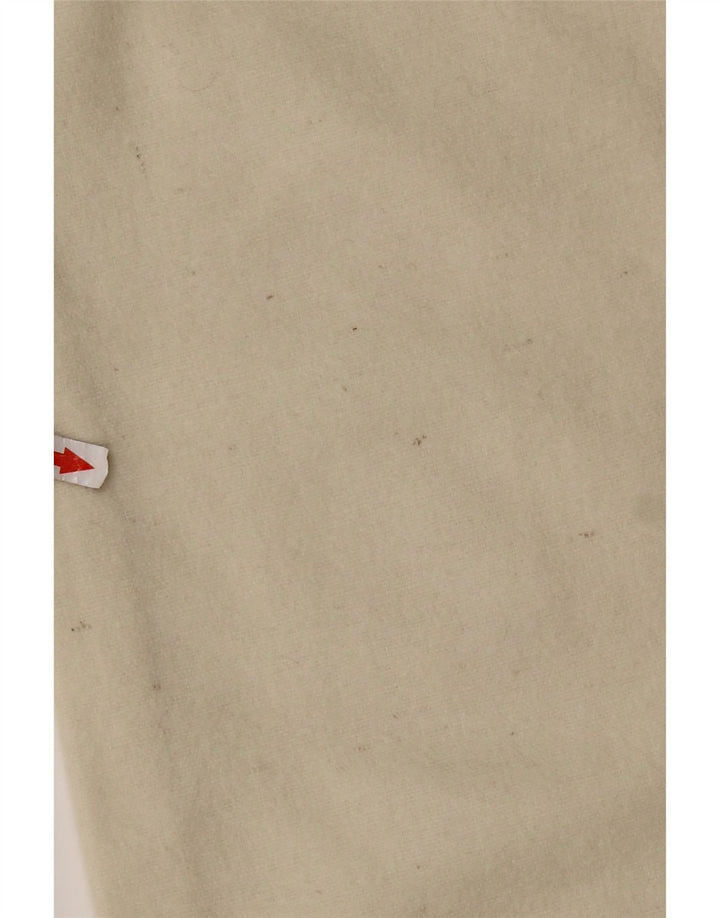 Pantaloni casual bootcut da donna vintage IT 40 piccoli W27 L32 Beige