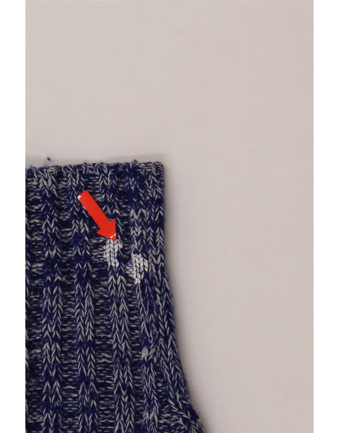 VINTAGE Mens Button Neck Jumper Sweater Medium Blue Flecked Vintage Vintage and Second-Hand Vintage from Messina Hembry 