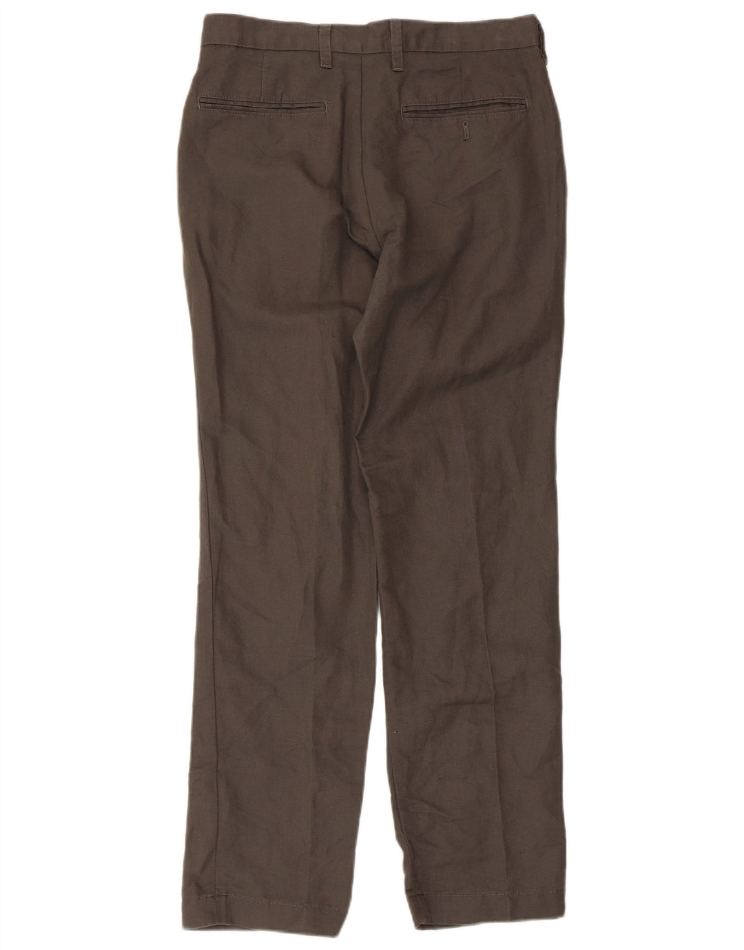 Pantaloni chino su misura da uomo Marks & Spencer W30 L31 Lino grigio