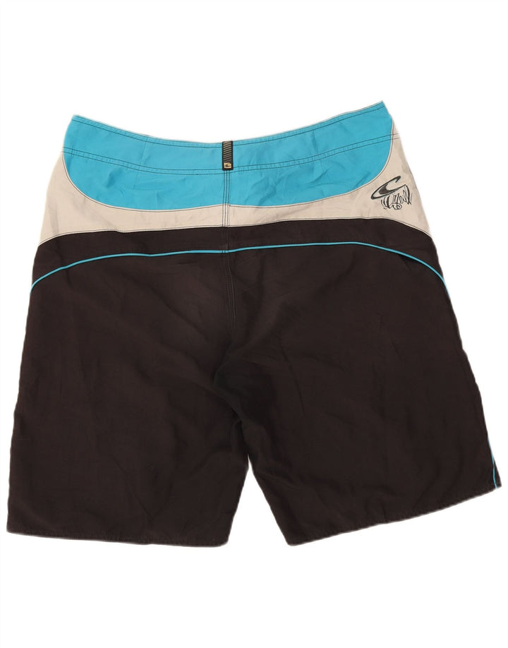 Pantaloncini da bagno grafici da uomo O'Neill grandi color block nero