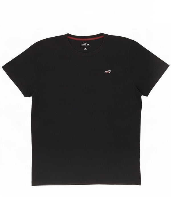 Hollister T-shirt da uomo XL nera in cotone