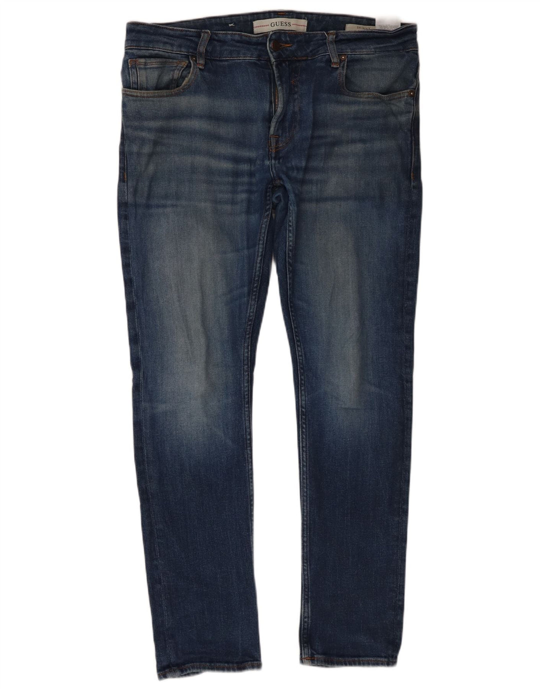 Jeans skinny da uomo Guess W34 L30 cotone blu