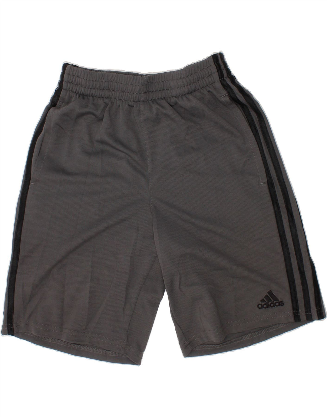 ADIDAS Boys Sport Shorts 10-11 Years Medium  Grey Polyester Vintage Adidas and Second-Hand Adidas from Messina Hembry 
