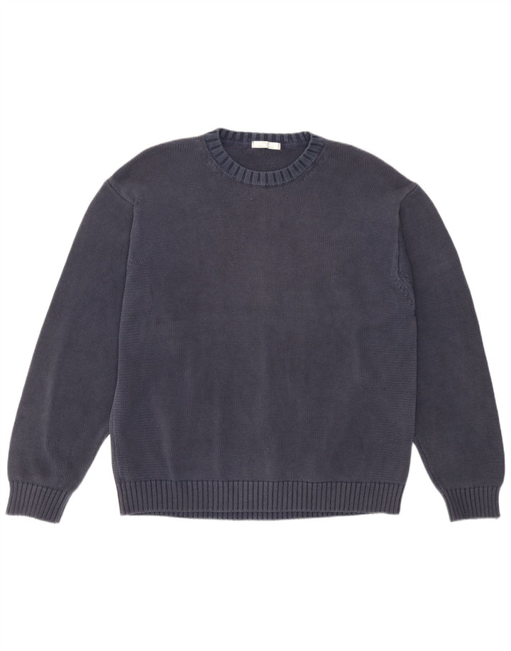 Maglione maglione girocollo da uomo Marks & Spencer St. Michael XL blu classico