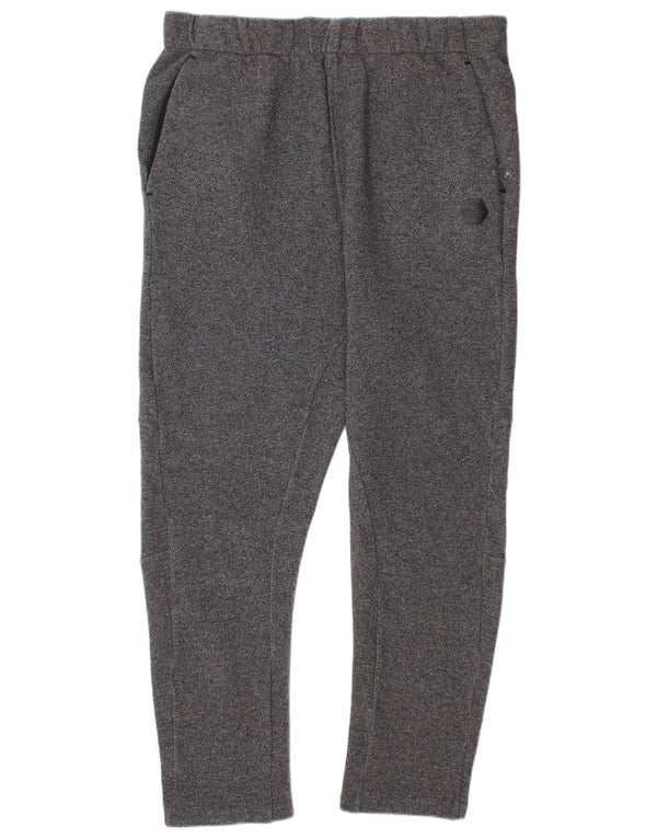 Pantaloni da tuta da uomo Quiksilver Large in poliestere chiazzato grigio