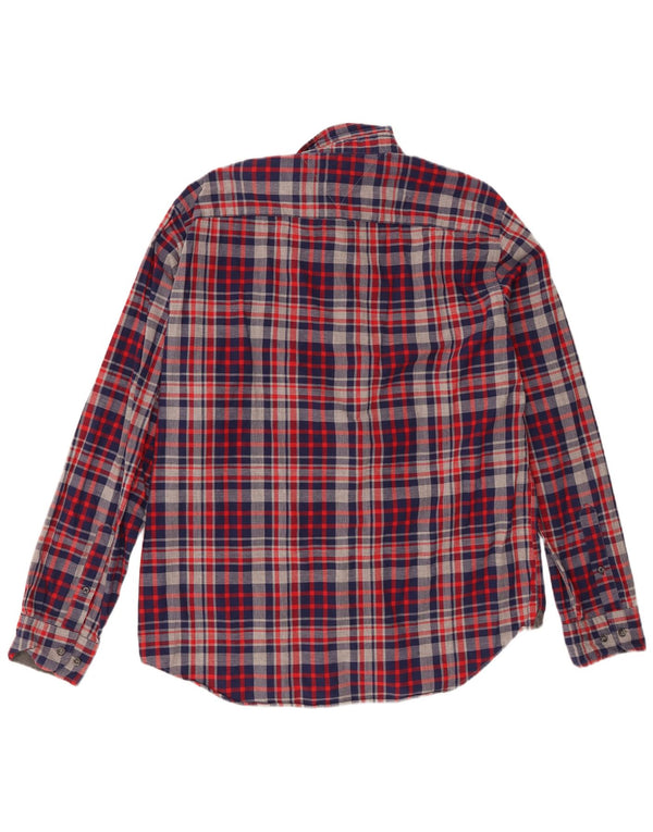 Camicia da uomo Tommy Hilfiger New York Fit XL in cotone a quadri rossi