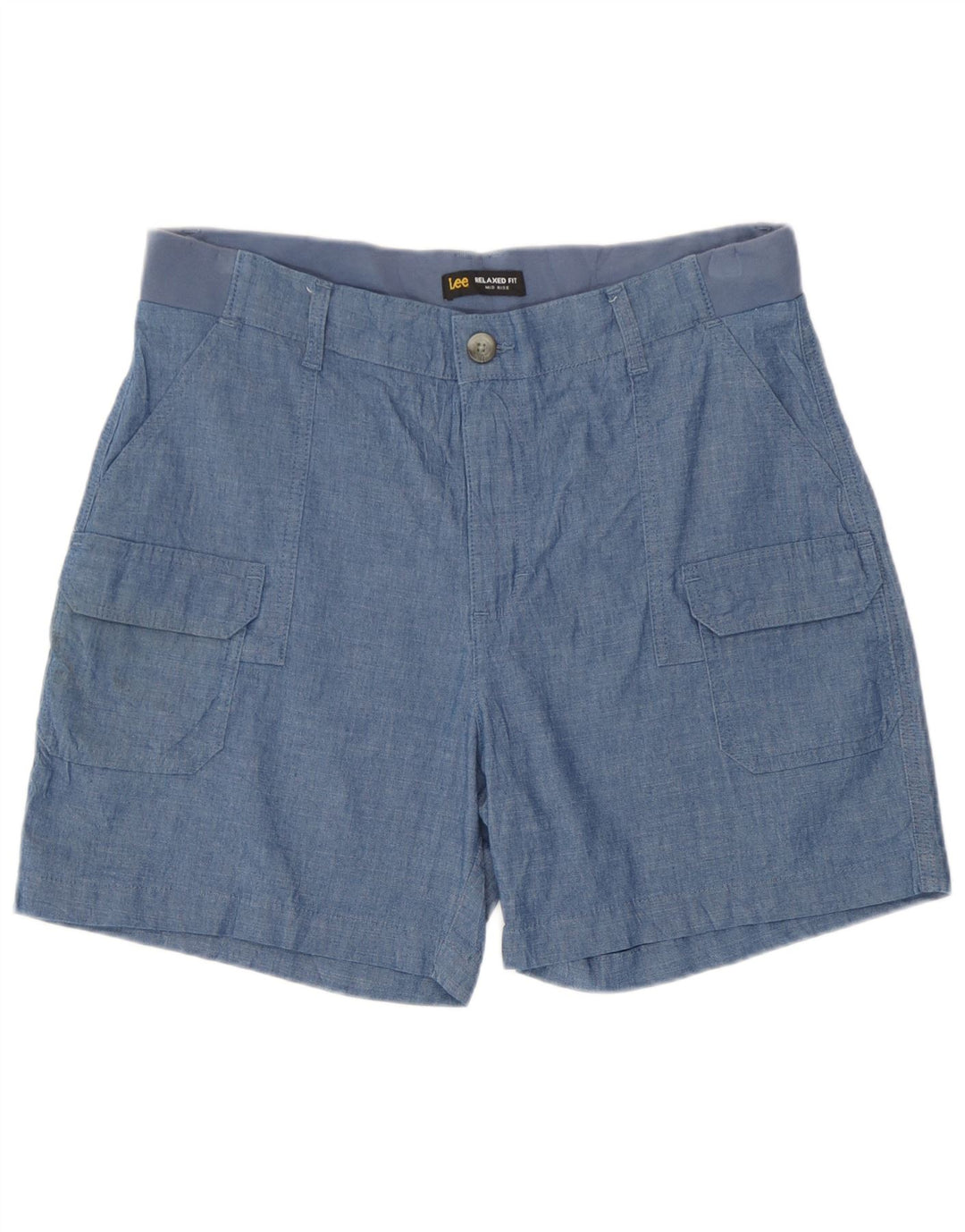 Pantaloncini cargo Lee da donna a vita media e vestibilità comoda, W34 grandi blu