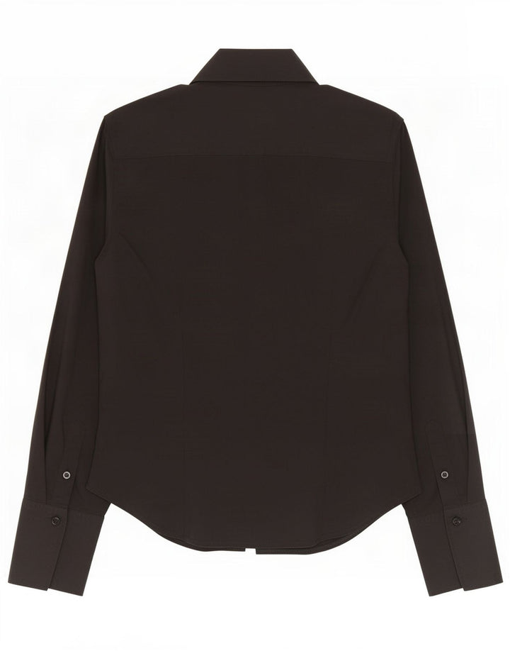 Camicia da donna Benetton UK 16 grande nera