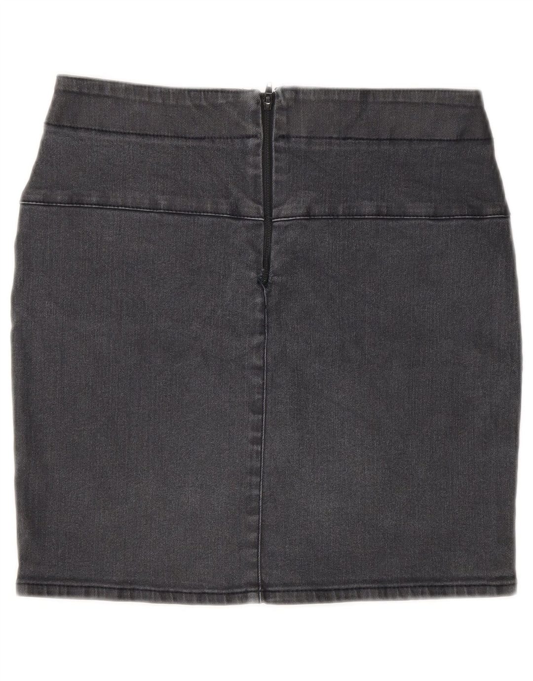 Mini gonna di jeans da donna Zara EU 36 XS W26 Grigia