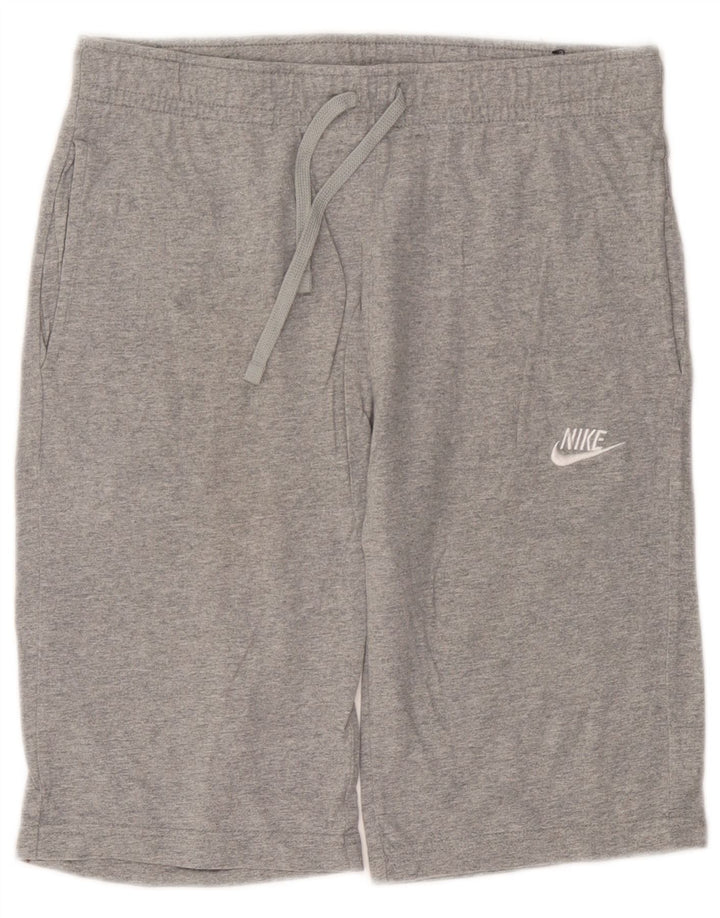 Pantaloncini sportivi Nike da uomo piccoli in cotone grigio