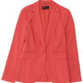 Giacca blazer a 1 bottone Marks & Spencer da donna UK 8 piccola poliestere rosa