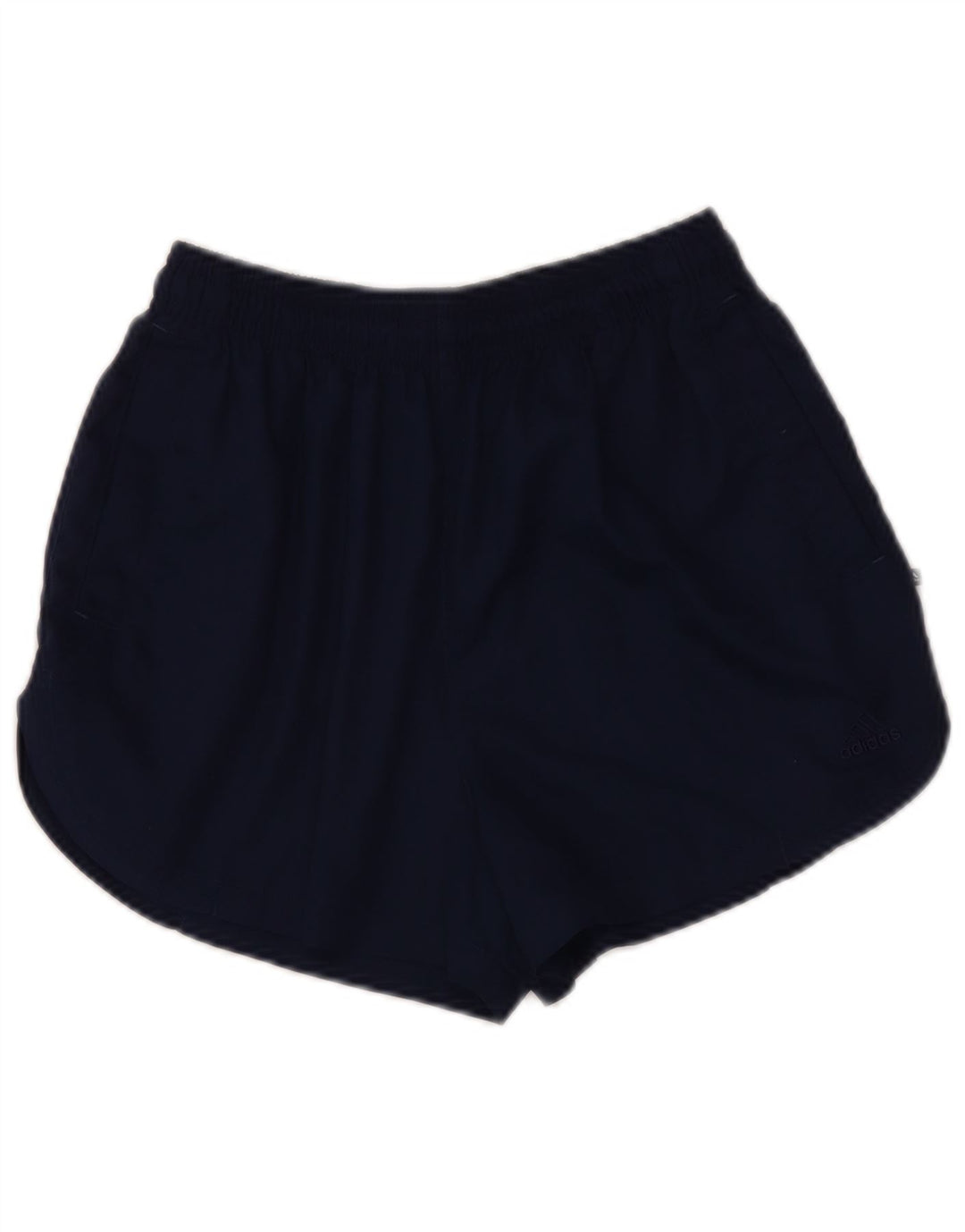 Pantaloncini sportivi Adidas da donna UK 12 medio blu navy poliestere