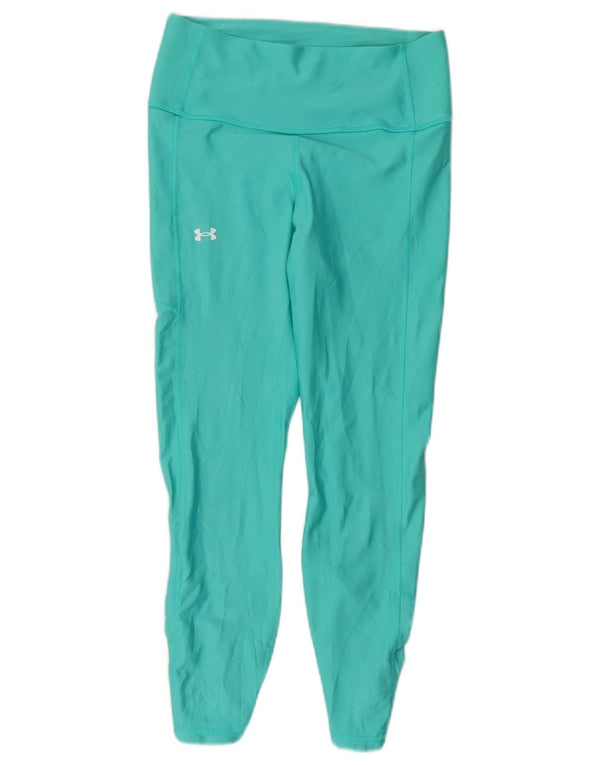 Leggings Capri da donna Under Armour UK 12 poliestere turchese medio