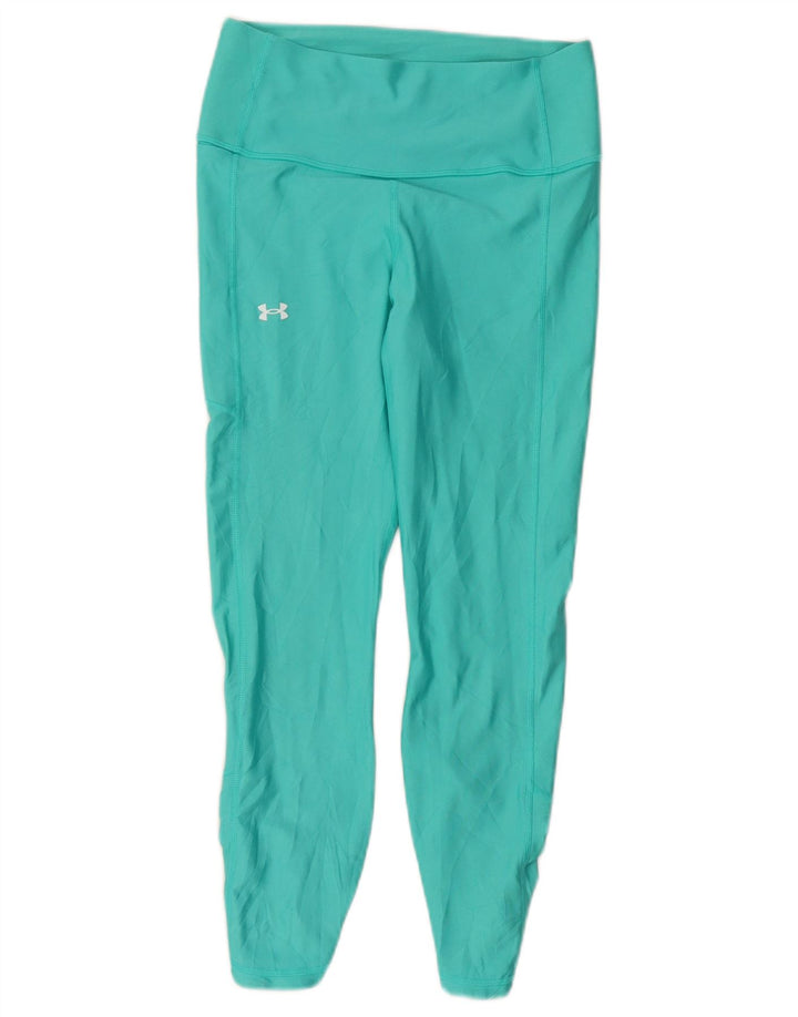 Leggings Capri da donna Under Armour UK 12 poliestere turchese medio