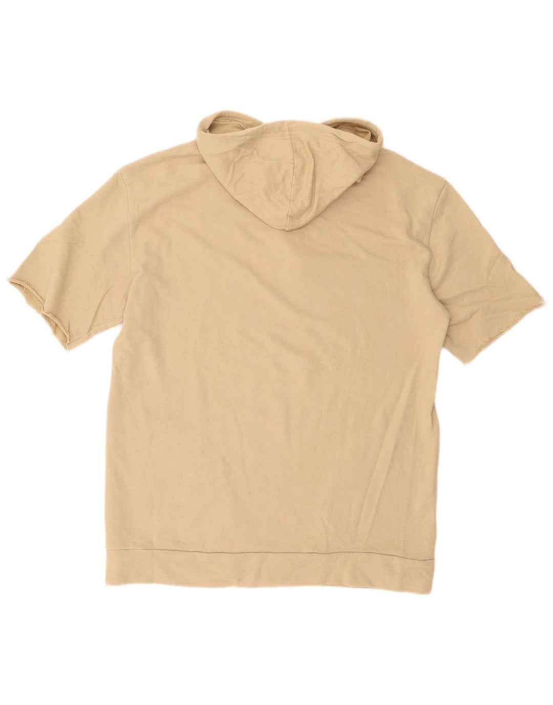 Maglione con cappuccio a maniche corte da uomo Zara piccolo beige