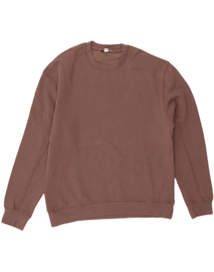 TOPSHOP Felpa oversize da donna Maglione UK 14 Cotone rosa medio