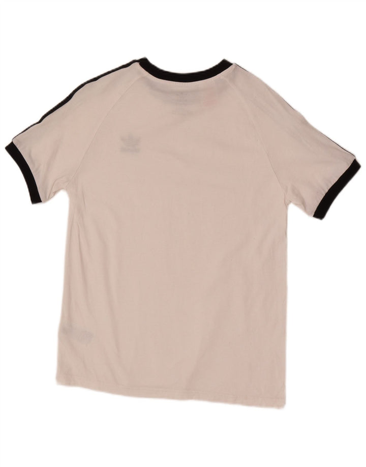 Maglietta Adidas Ragazzo Top 13-14 Anni Cotone Bianca