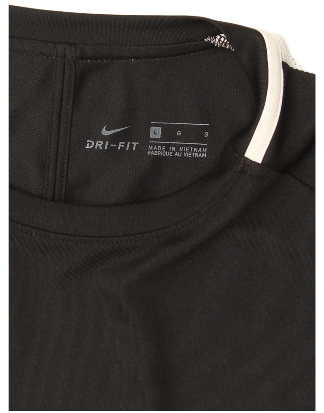 T-shirt Nike Dri Fit da uomo, grande, color block nero
