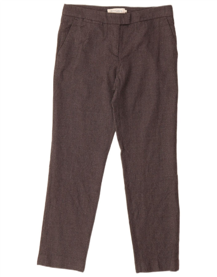 Pantaloni da abito slim da donna Henry Cottons IT 42 Medium W30 L26 Lana grigia