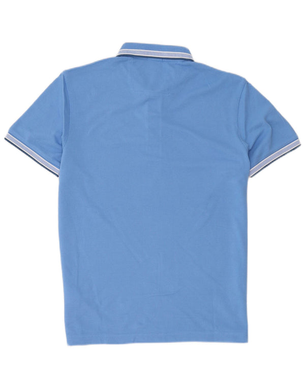 Polo Hugo Boss da uomo vestibilità regolare, cotone a righe grandi blu