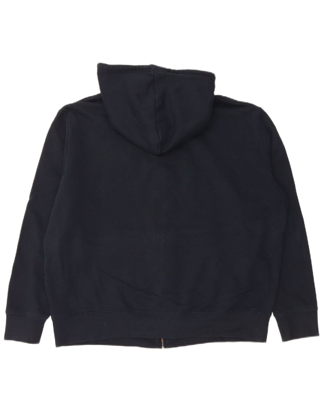 Maglione con cappuccio e zip da uomo Marks & Spencer XL in cotone blu navy