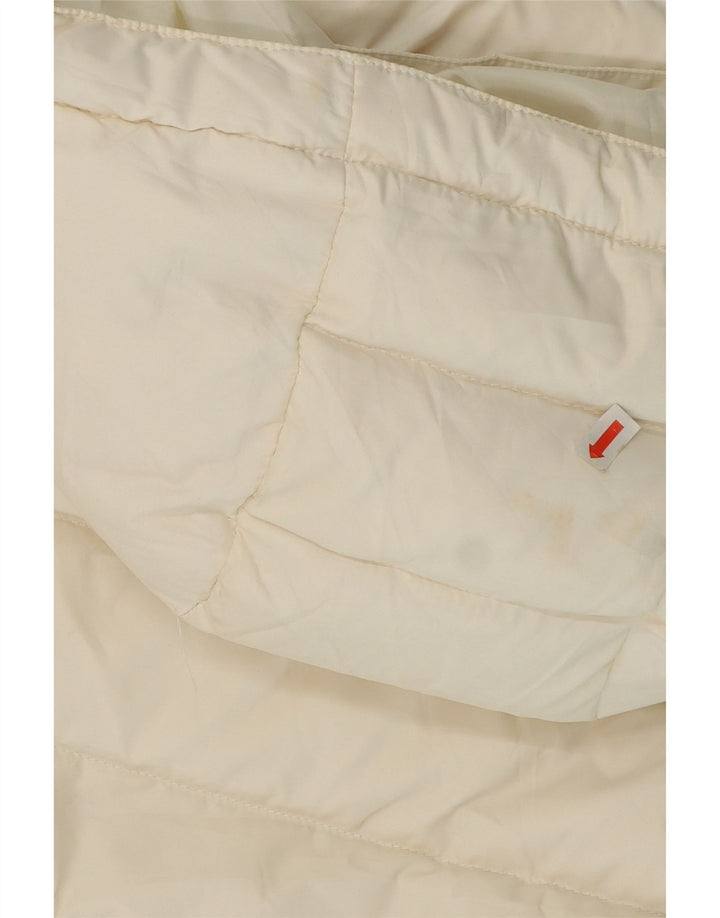 Giacca imbottita con cappuccio da donna Tommy Hilfiger UK 18 XL poliestere bianco