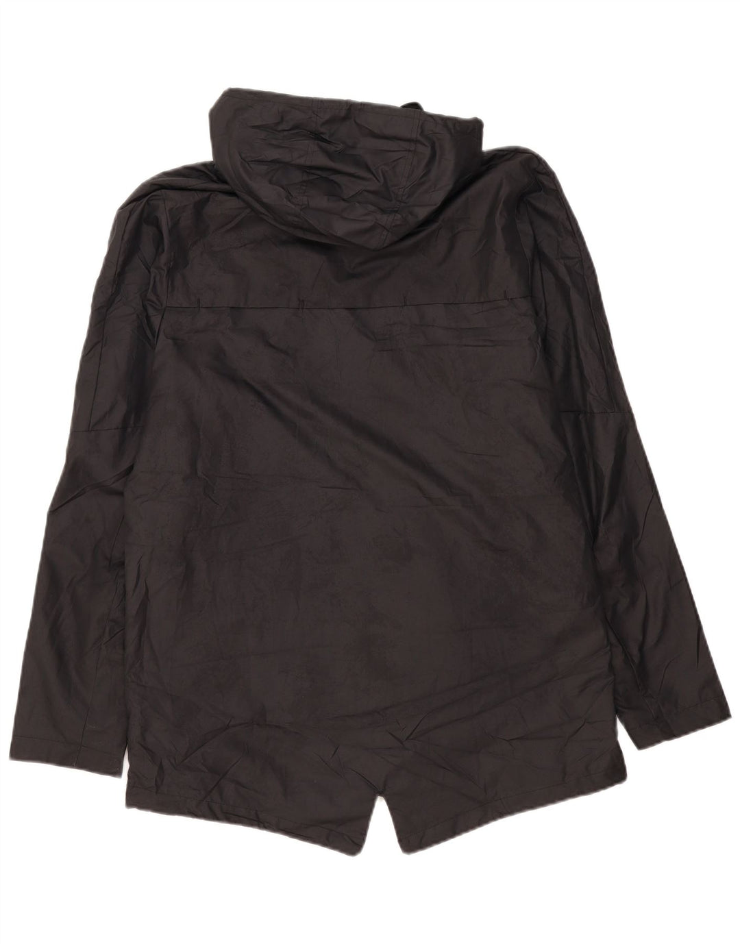 Giacca antipioggia con cappuccio Nike da uomo UK 40 grande poliestere nero