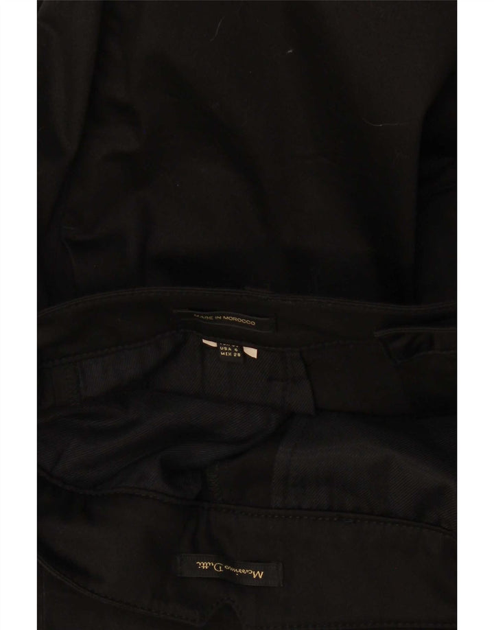 Pantaloni chino slim da donna Massimo Dutti EU 38 Small W28 L29 Nero