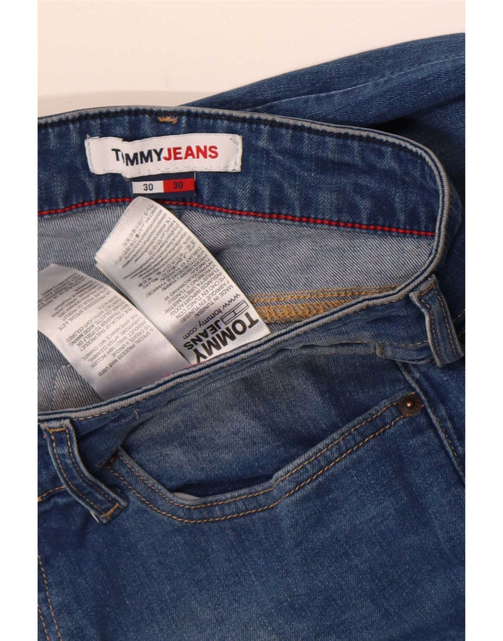 Jeans slim da uomo Tommy Hilfiger W30 L30 cotone blu