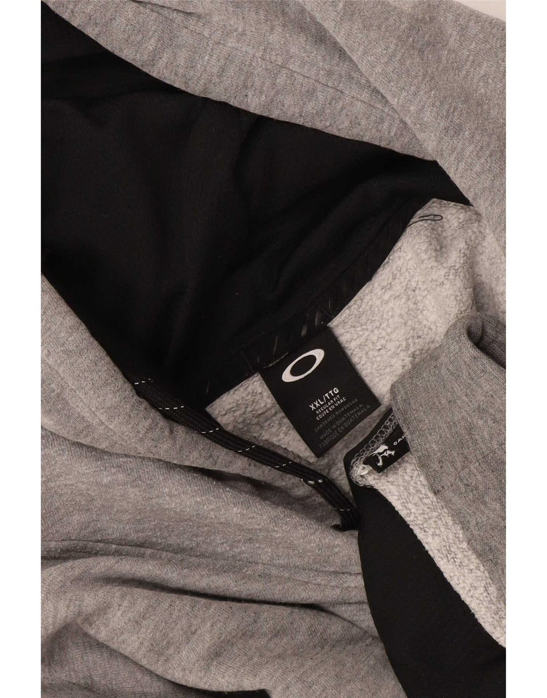 Maglione con cappuccio grafico da uomo Oakley 2XL grigio chiazzato