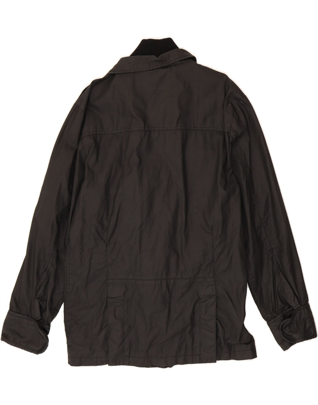 FRENCH CONNECTION Mens Military Jacket UK 38 Medium Black Cotton Vintage French Connection and Second-Hand French Connection from Messina Hembry 
